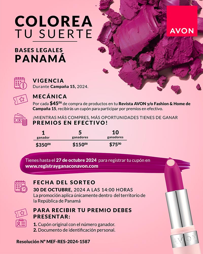 Colorea tu Siuerte con Avon