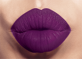 Mark. Labial líquido mate FPS 15 Violeta Audáz